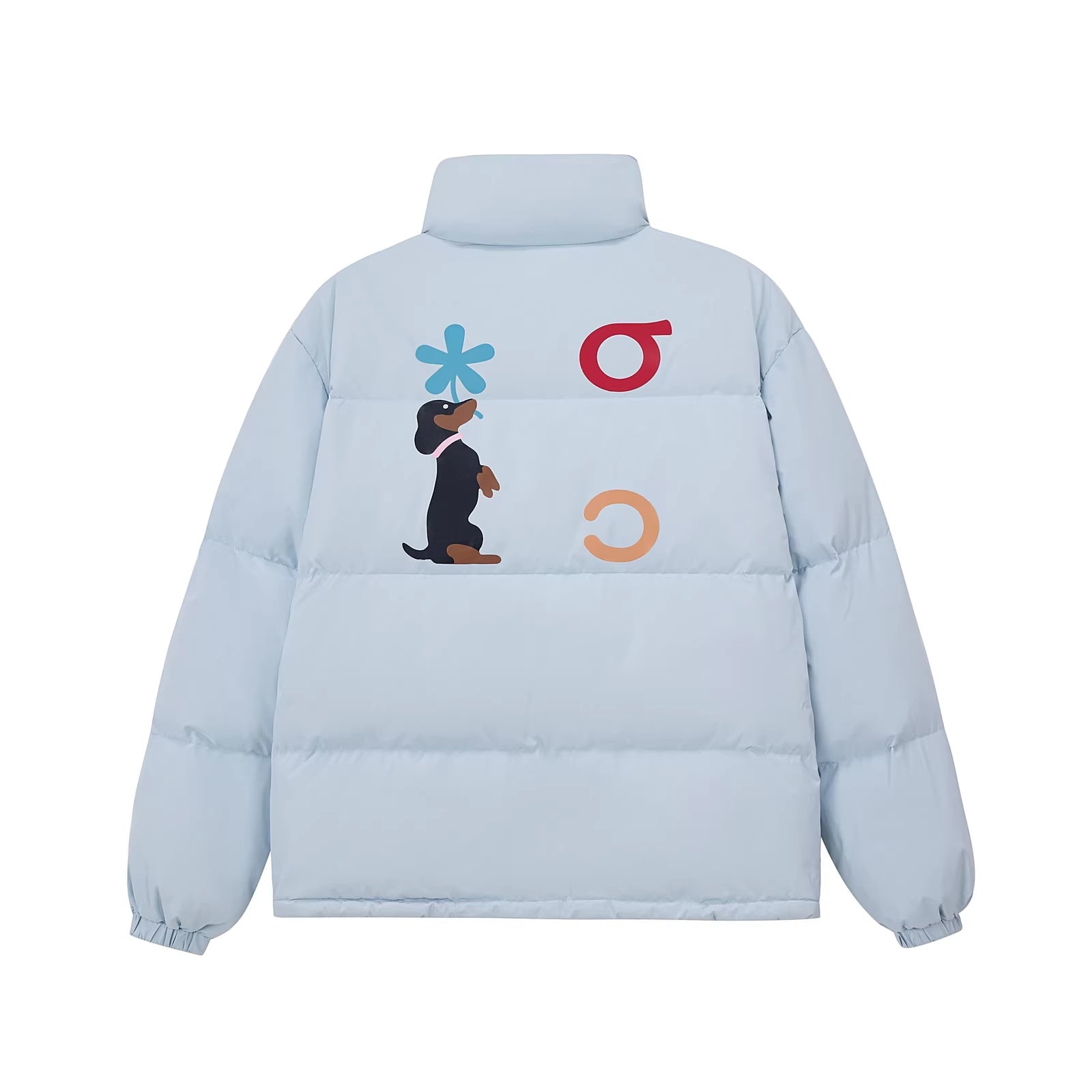 PCLP_90_White_Duck_Down_Warm_Colorblock_Loose_Women_Stand_Collar_Zipper_Down_Jacket_MISSTT