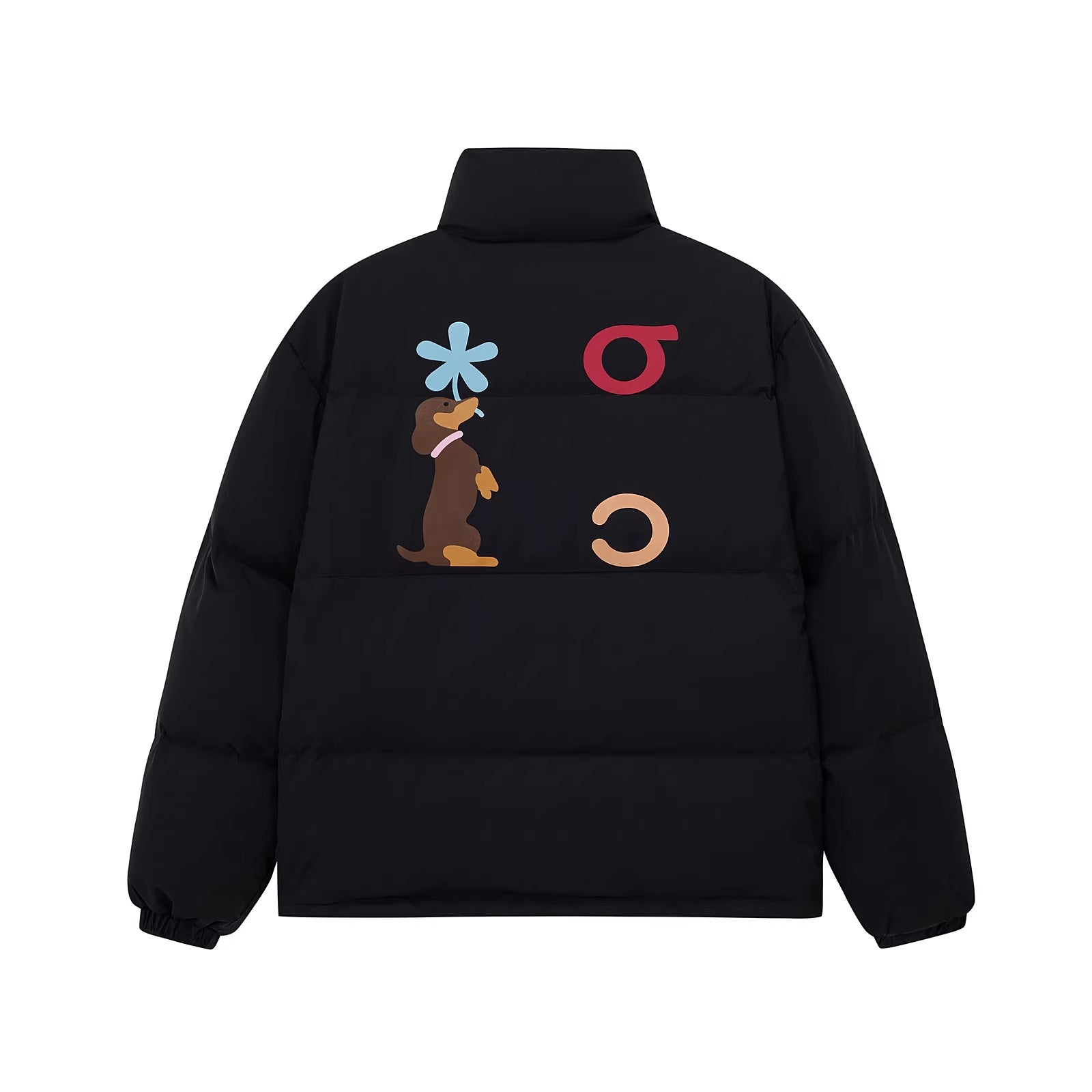 PCLP_90_White_Duck_Down_Warm_Colorblock_Loose_Women_Stand_Collar_Zipper_Down_Jacket_MISSTT