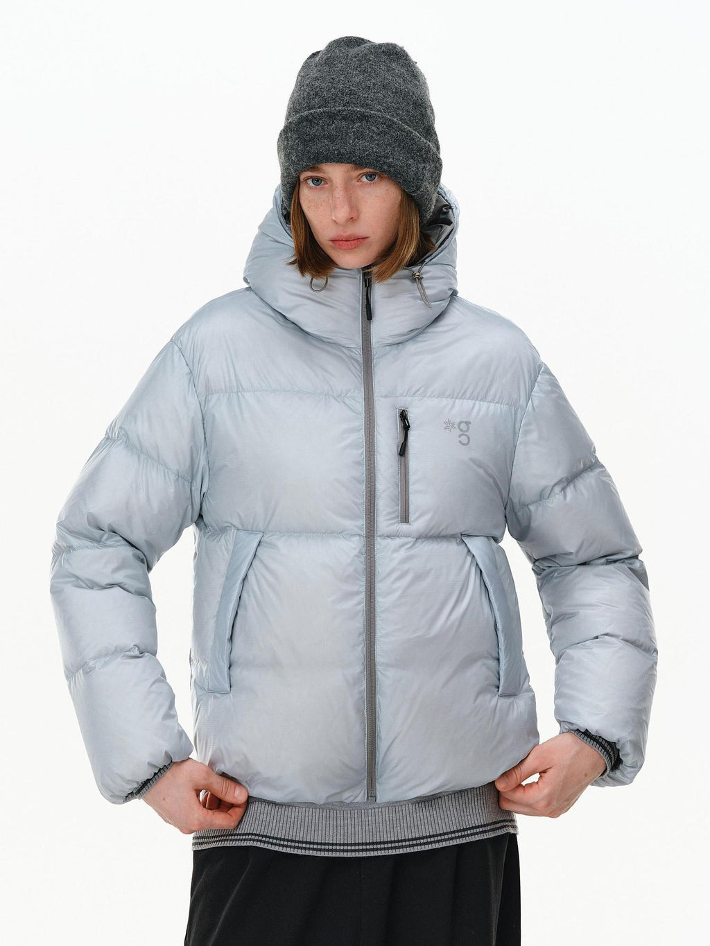 PCLP 95% White Duck 800Fp Hooded Windproof Thick Fit Women Everyday Down Jacket