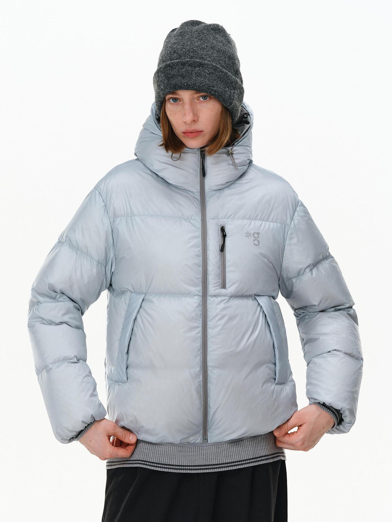 PCLP 95% White Duck 800Fp Hooded Windproof Thick Fit Women Everyday Down Jacket