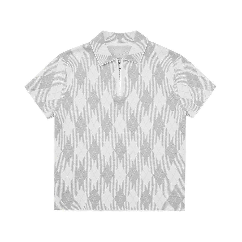 PCLP_Antibacterial_Viscose_Blend_Polo_Collar_Geometric_Youthful_Casual_Unisex_T-Shirt_MISSTT