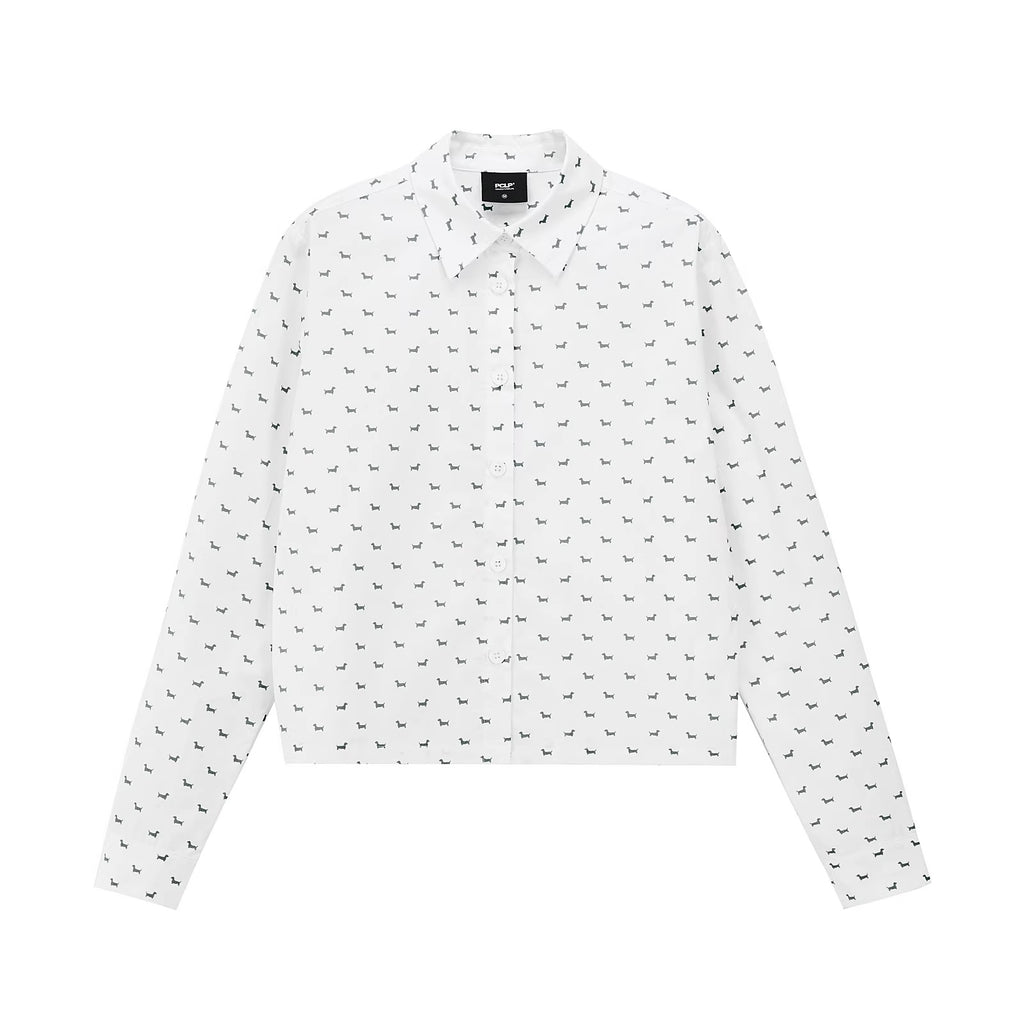 PCLP_Breathable_100%_Cotton_Loose_Animal_Print_Polo_Cropped_Long_Sleeve_T-Shirt_MISSTT