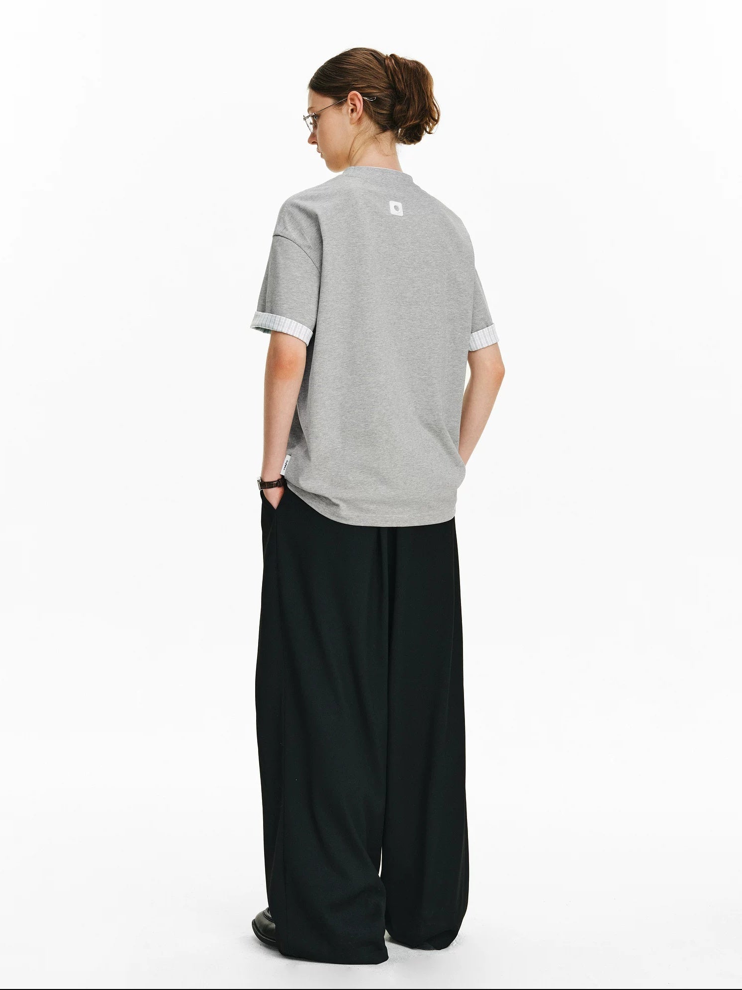 PCLP Breathable 100% Cotton Loose Fit Youth Street Casual Women Short Sleeve T-Shirt