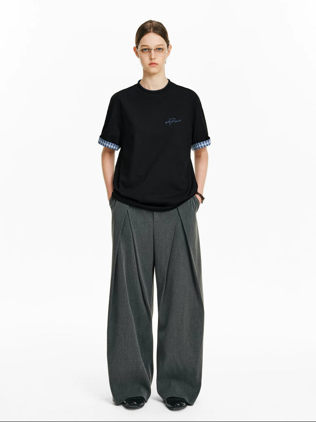 PCLP Breathable 100% Cotton Loose Fit Youth Street Casual Women Short Sleeve T-Shirt