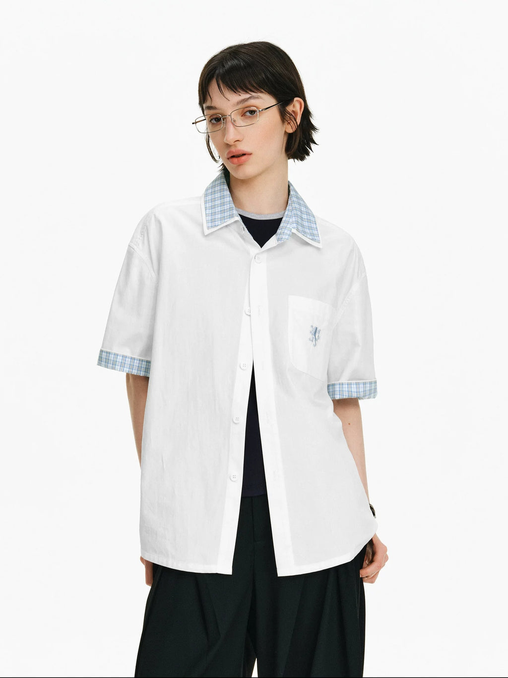 PCLP Breathable 100% Cotton Oversized Youthful Casual Everyday Women Black T-Shirt