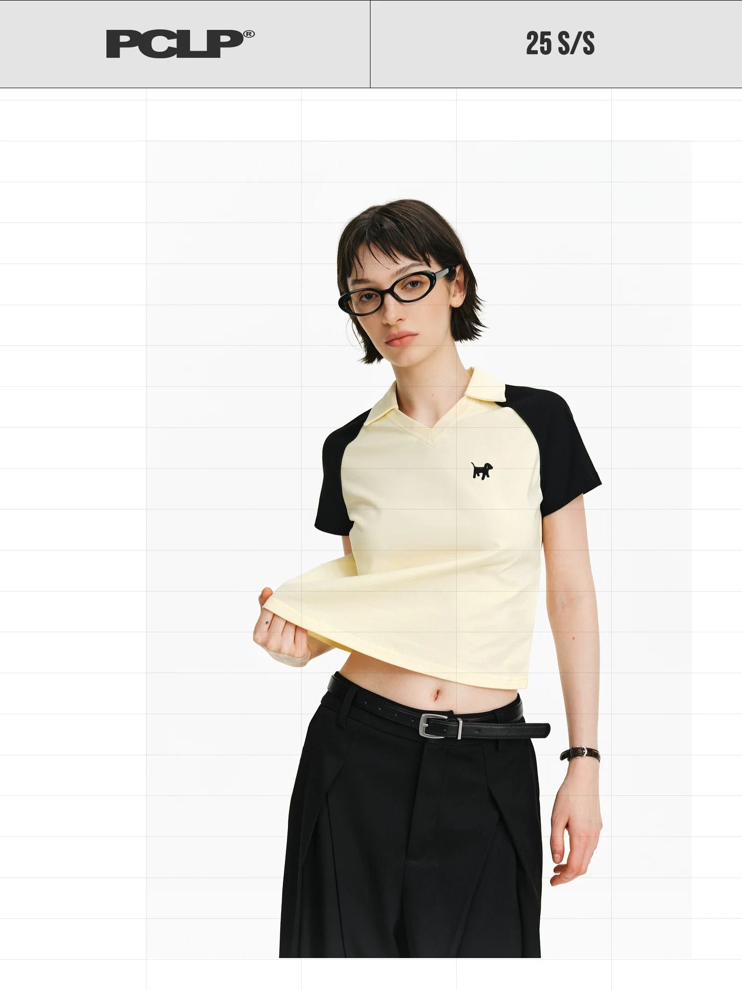 PCLP Breathable 100 Percent Cotton Embroidered Slim Collared Women Animal T-Shirt