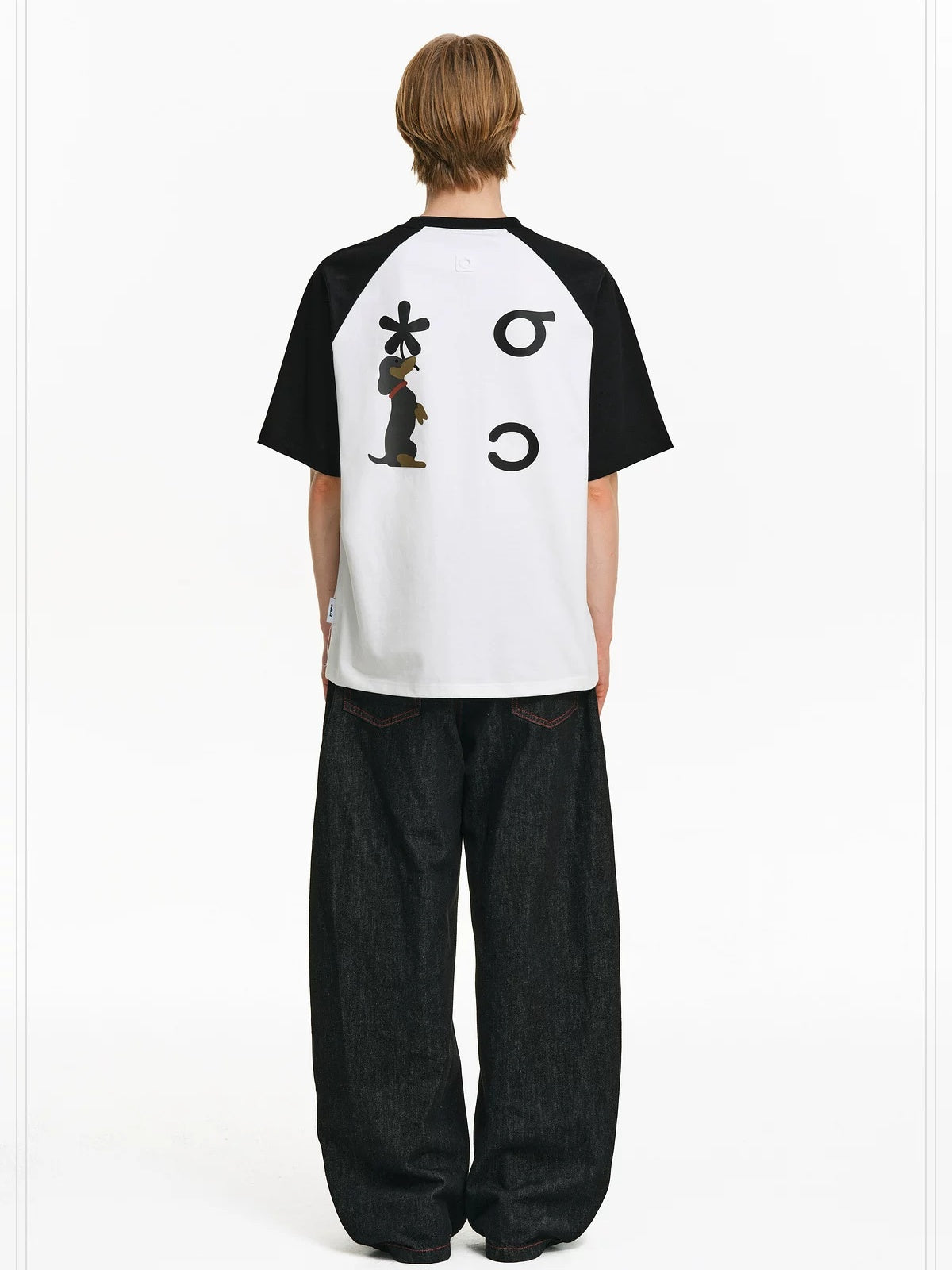 PCLP Breathable Cotton Blend Animal Print Loose Fit Crew Neck Women Casual T-Shirt