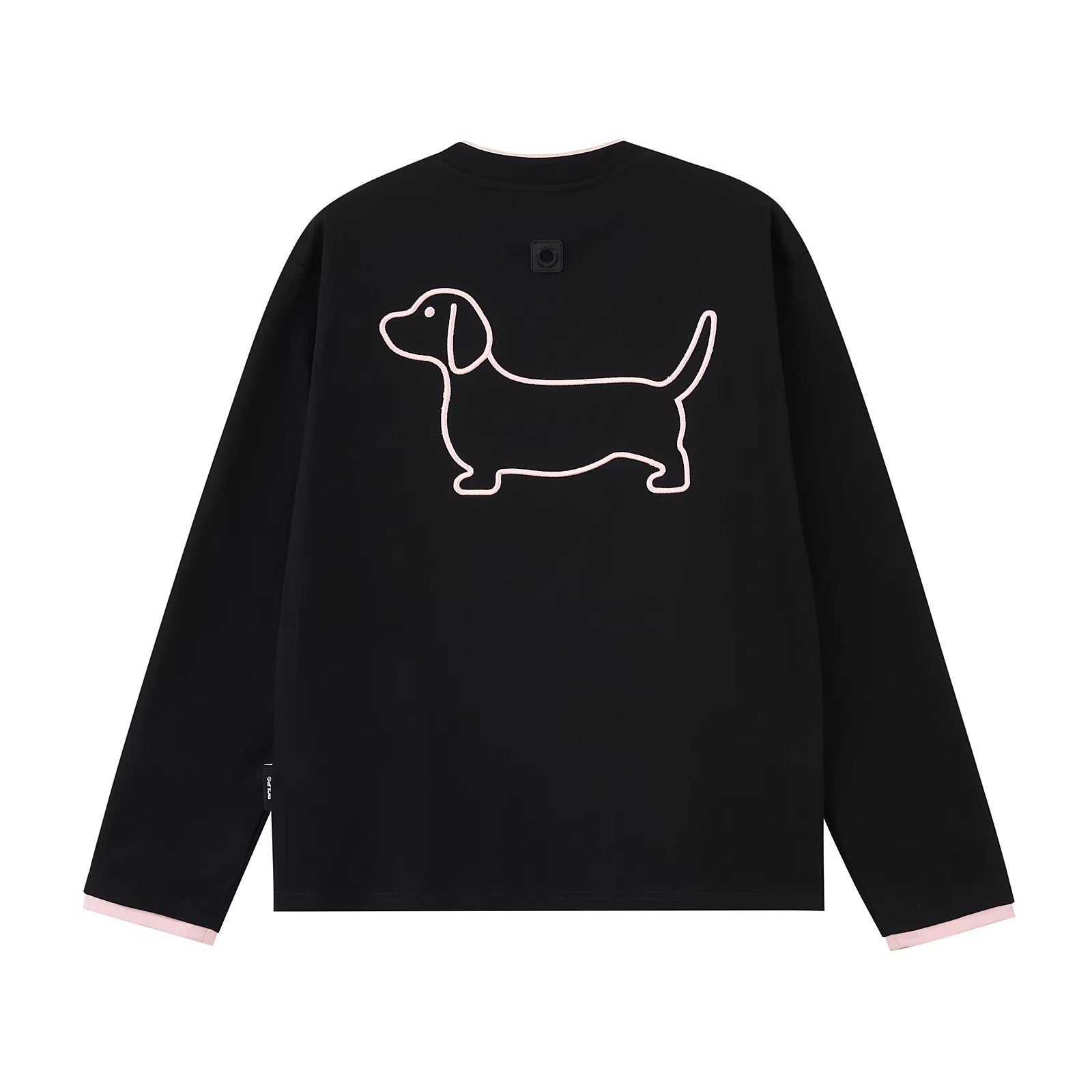 PCLP_Breathable_Cotton_Blend_Colorblock_Embroidered_Youth_Crewneck_Long_Sleeve_T-Shirt_MISSTT