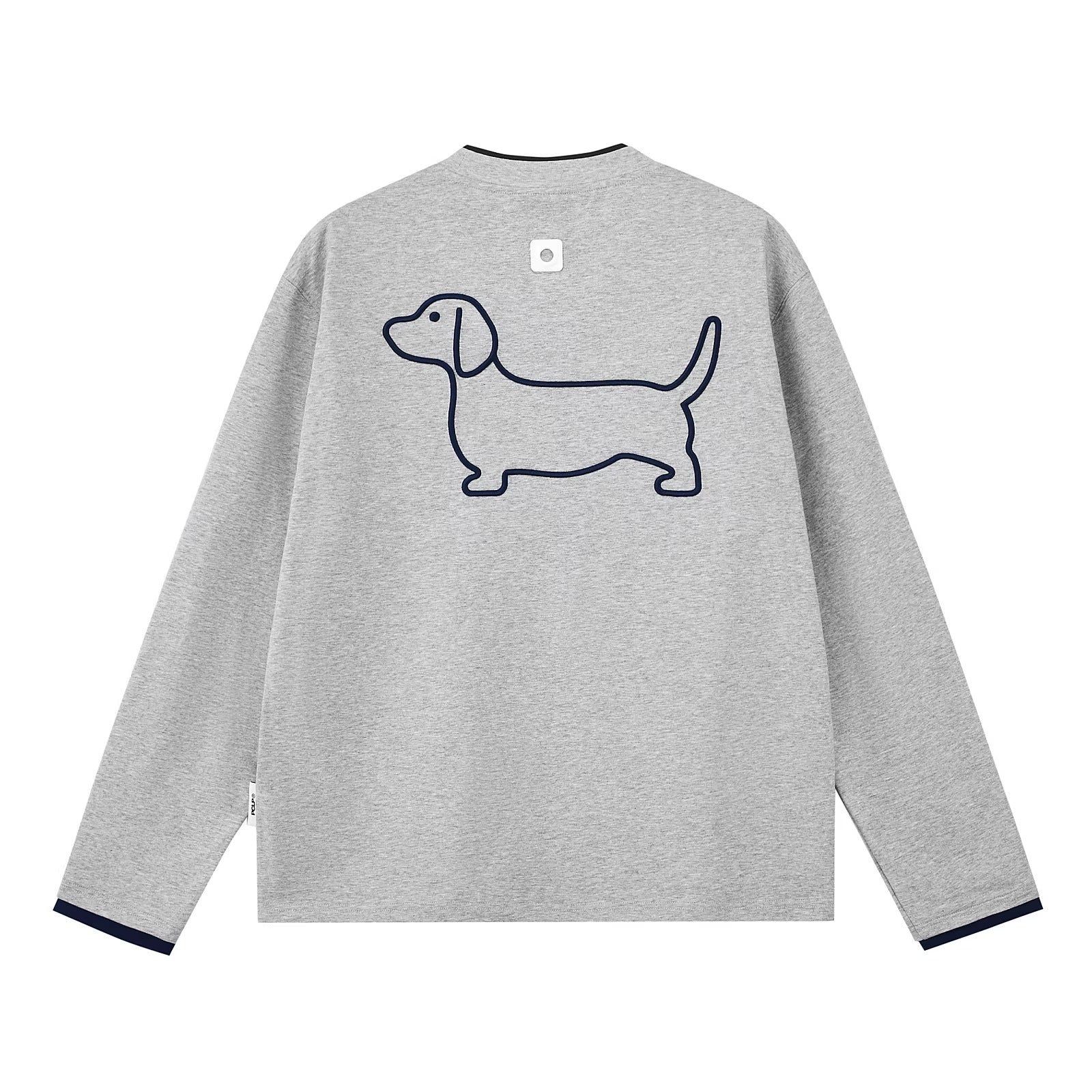 PCLP_Breathable_Cotton_Blend_Colorblock_Embroidered_Youth_Crewneck_Long_Sleeve_T-Shirt_MISSTT
