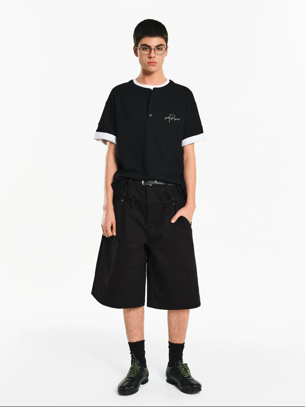 PCLP Breathable Cotton Blend Crew Neck Trendy Fit Women Solid Color T-Shirt