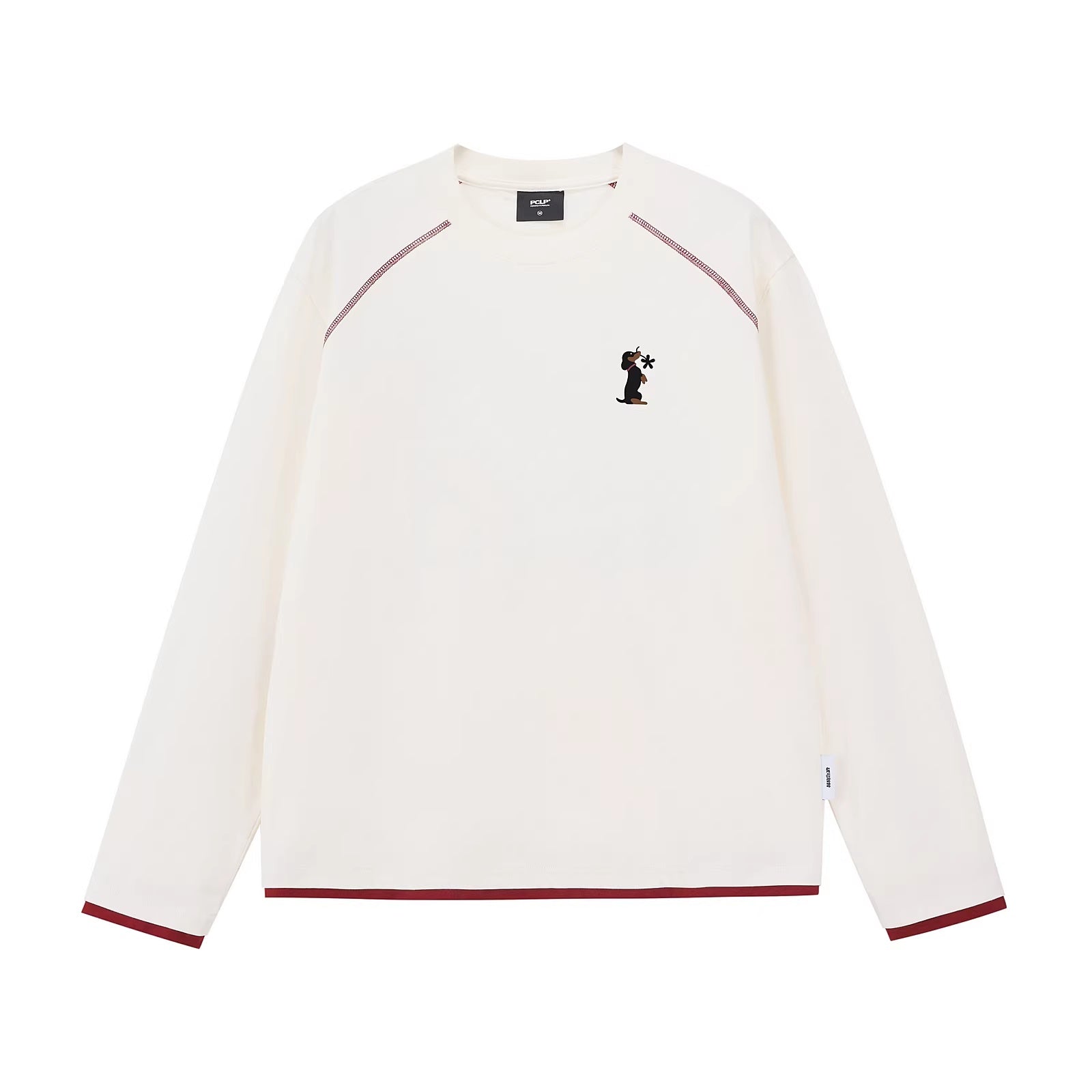 PCLP_Breathable_Cotton_Blend_Loose_Faux_Layer_Animal_Print_Women_Long_Sleeve_T-Shirt_MISSTT