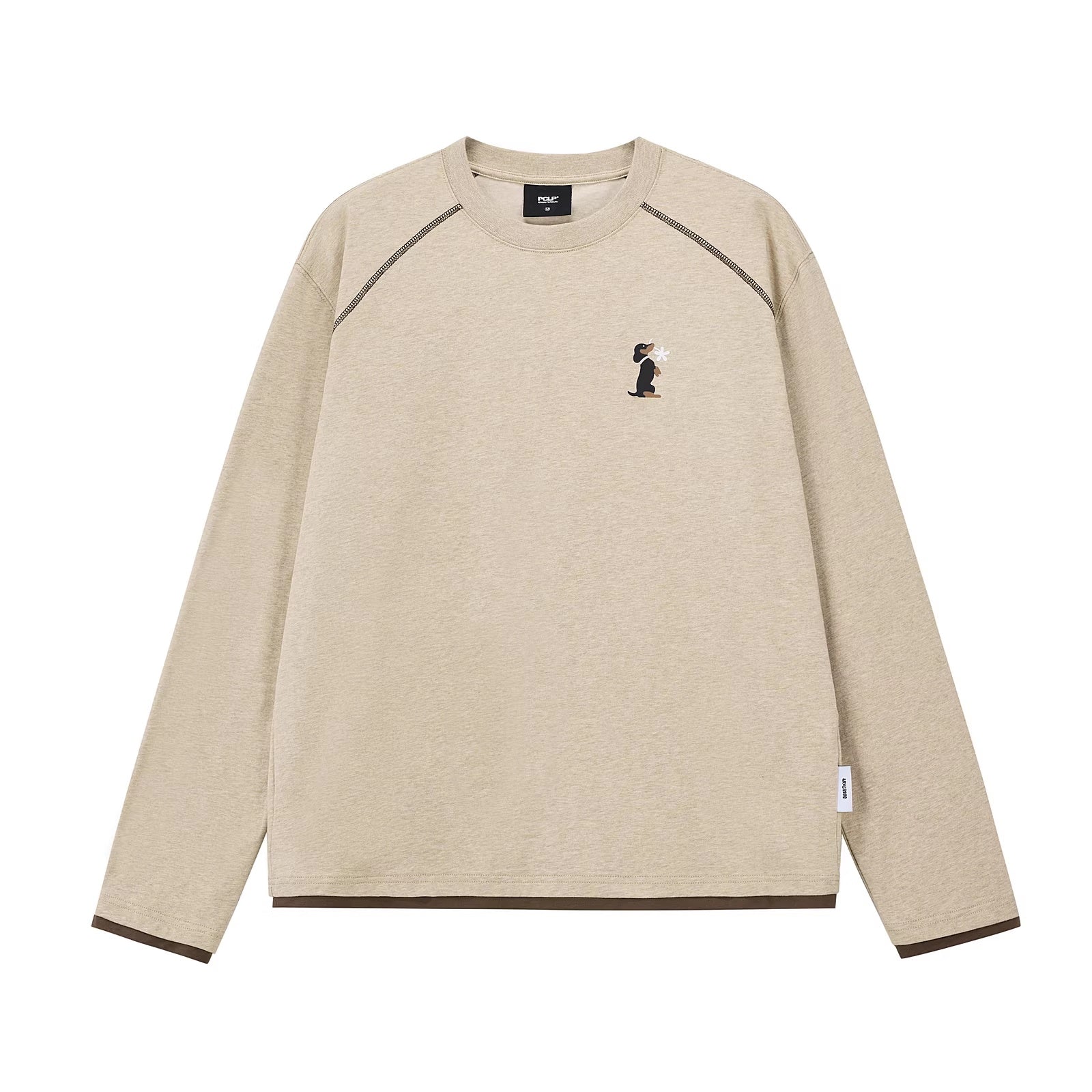 PCLP_Breathable_Cotton_Blend_Loose_Faux_Layer_Animal_Print_Women_Long_Sleeve_T-Shirt_MISSTT