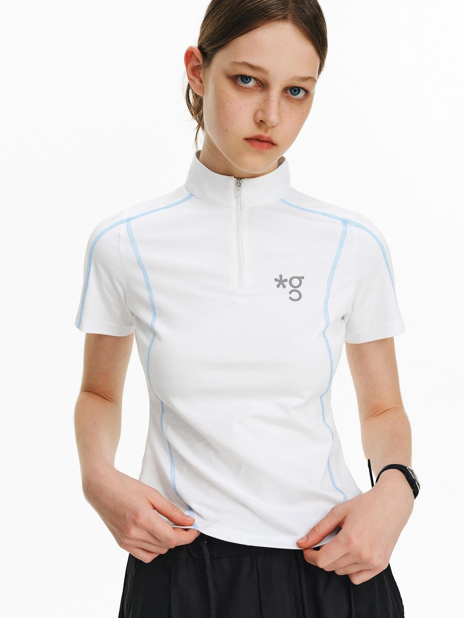 PCLP Breathable Cotton Blend Loose Fit Youth Casual Short Sleeve Women Black T-Shirt