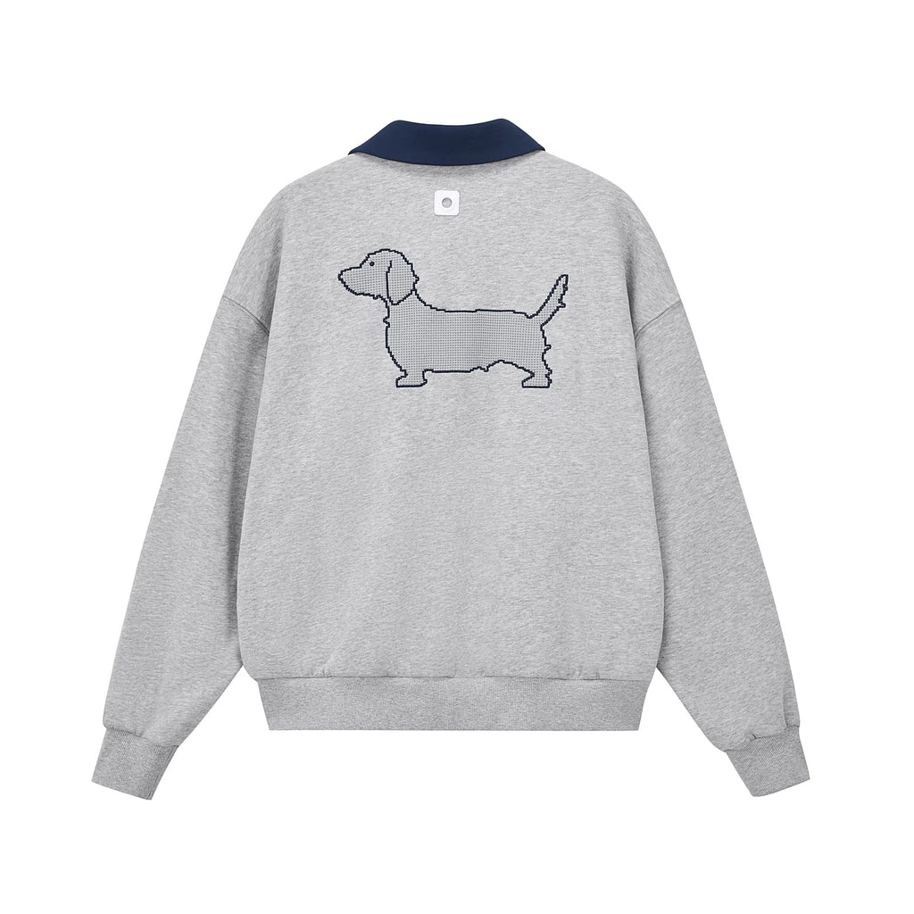 PCLP_Breathable_Cotton_Blend_Relaxed_Polo_Collar_Unisex_Animal_Print_Casual_Top_MISSTT