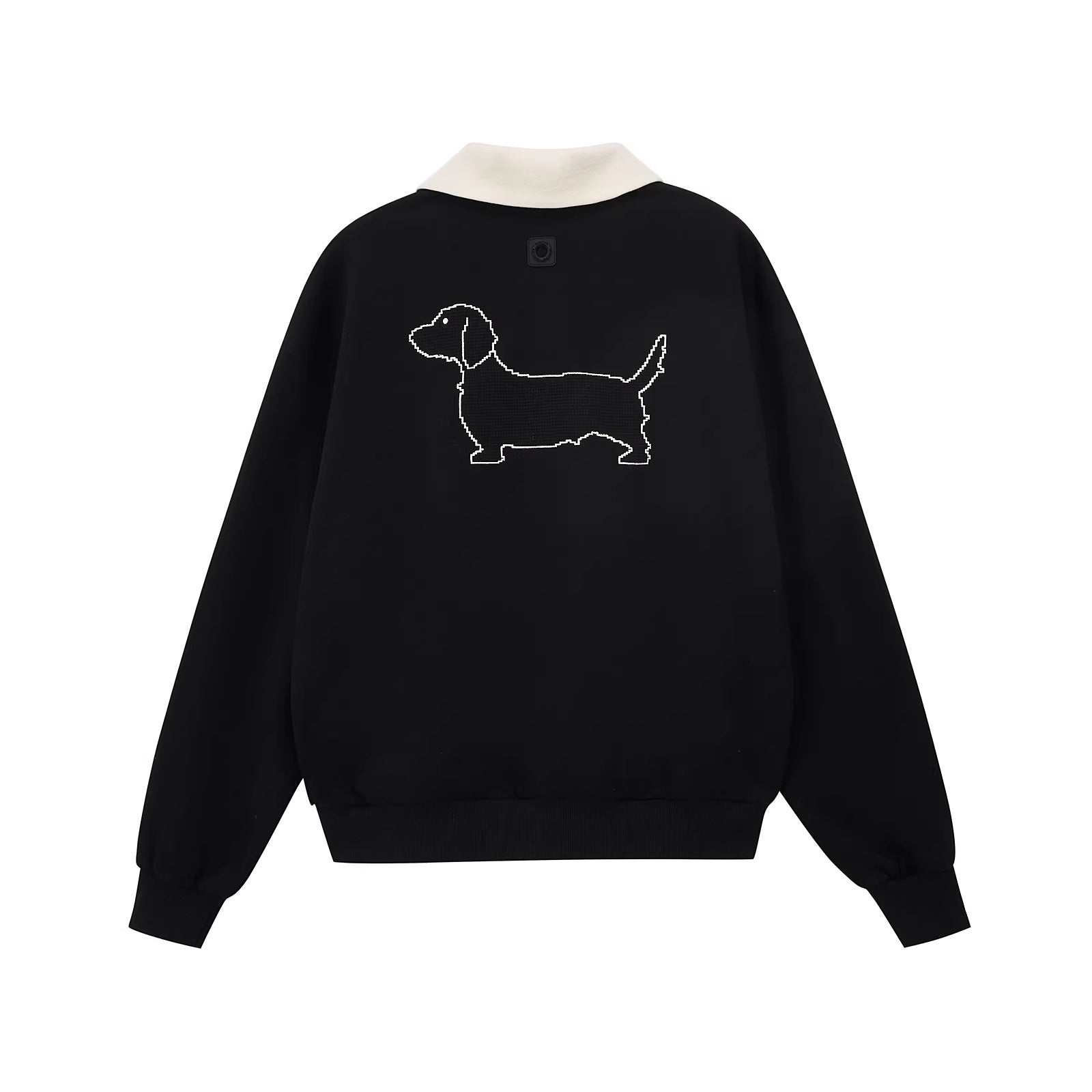 PCLP_Breathable_Cotton_Blend_Relaxed_Polo_Collar_Unisex_Animal_Print_Casual_Top_MISSTT