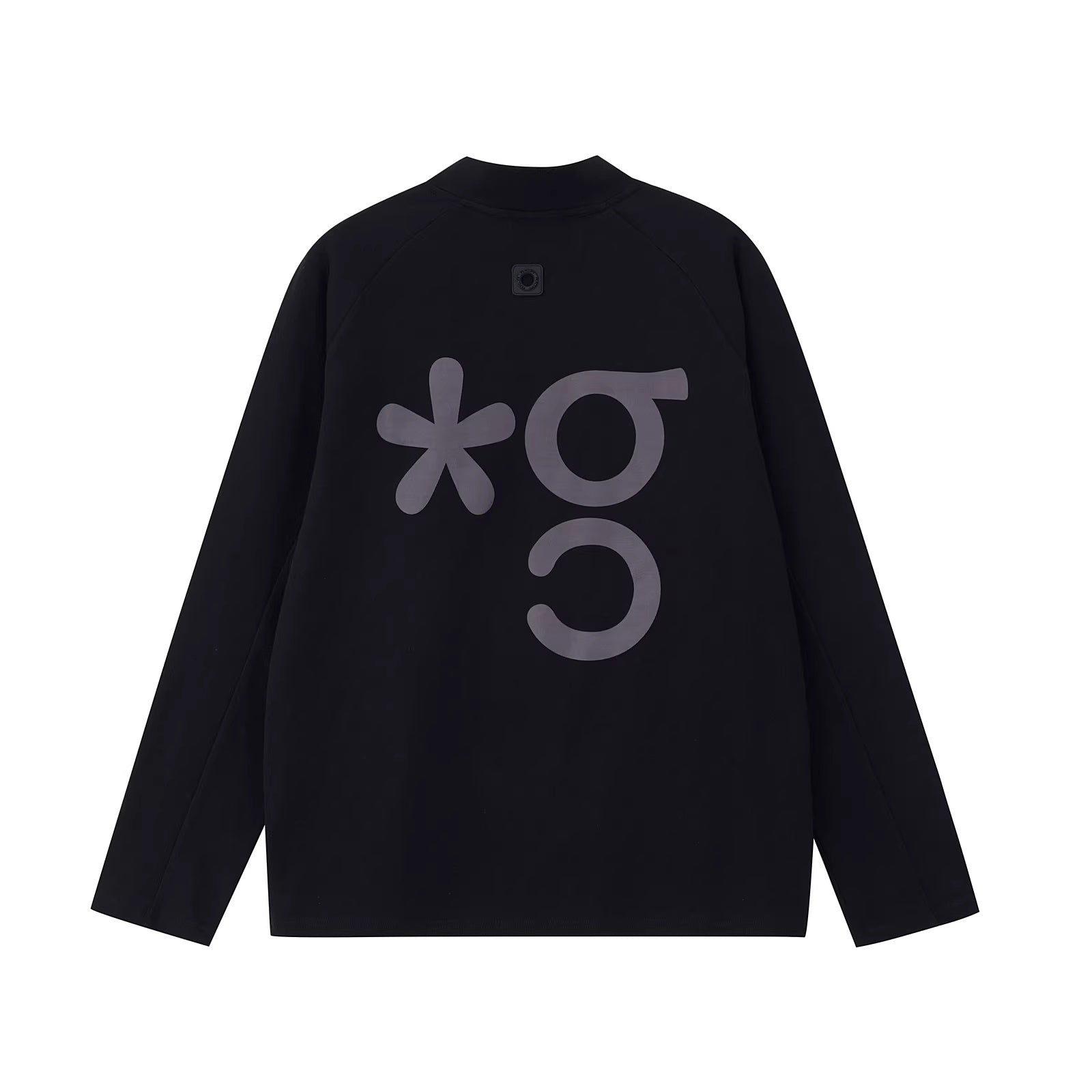 PCLP_Breathable_Cotton_Double_Zipper_Loose_Unisex_Geometric_Print_Long_Sleeve_T-Shirt_MISSTT