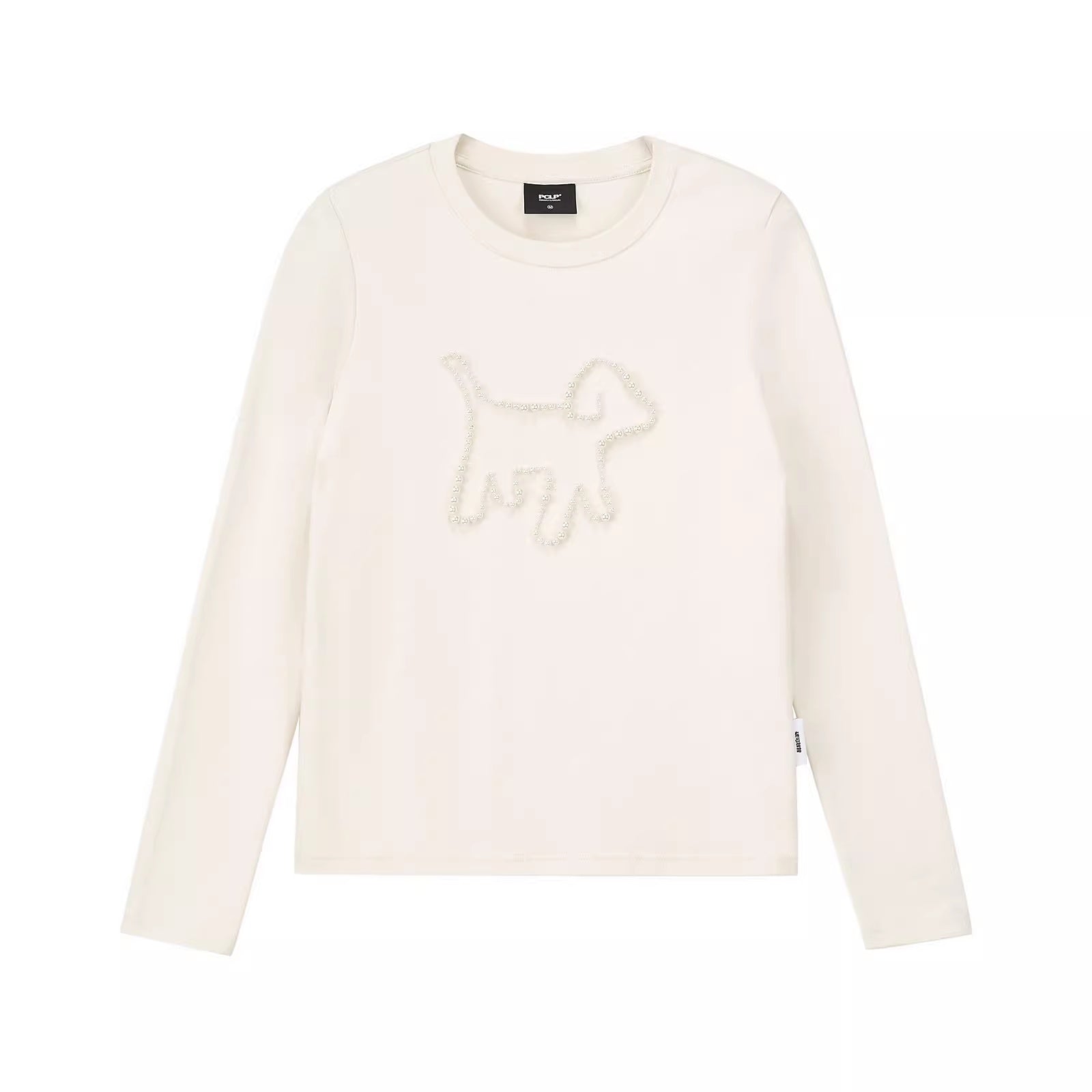 PCLP_Breathable_Cotton_Loose_Cropped_Men_Embroidered_Animal_Print_Long_Sleeve_T-Shirt_MISSTT