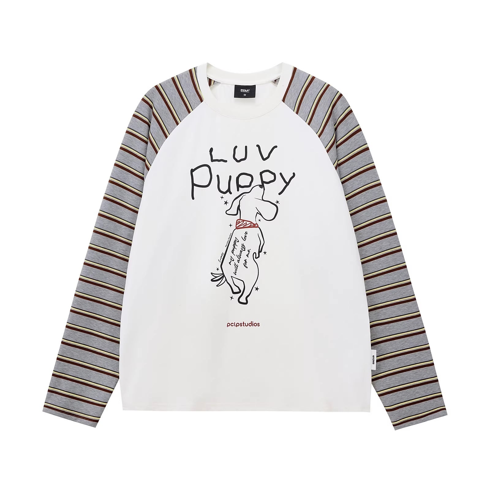 PCLP_Breathable_Cotton_Patchwork_Loose_Fit_Animal_Print_Women_Long_Sleeve_T-Shirt_MISSTT