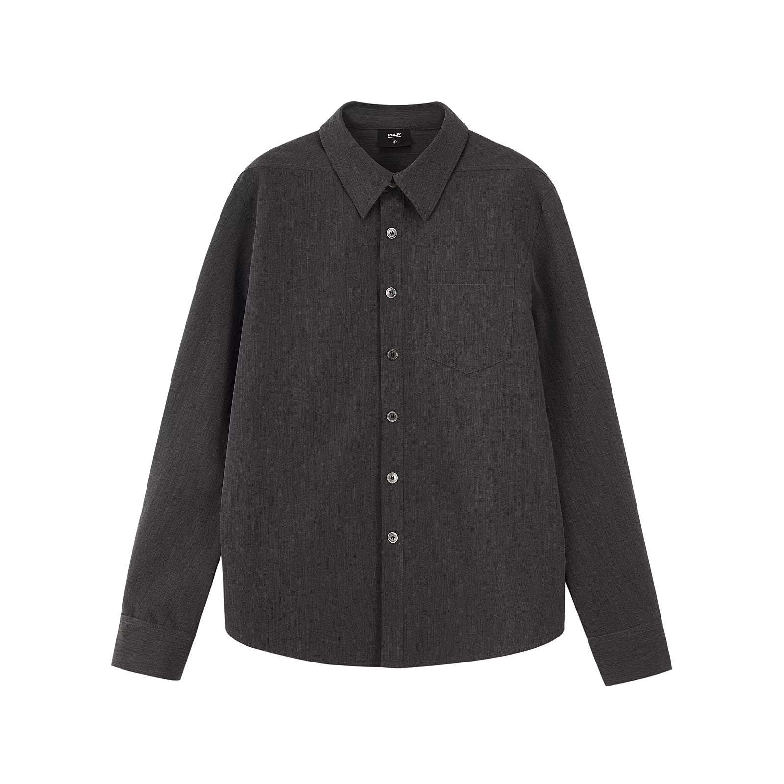 PCLP_Breathable_Loose_Colorblock_Button_Polo_Unisex_Patch_Pocket_Long_Sleeve_T-Shirt_MISSTT