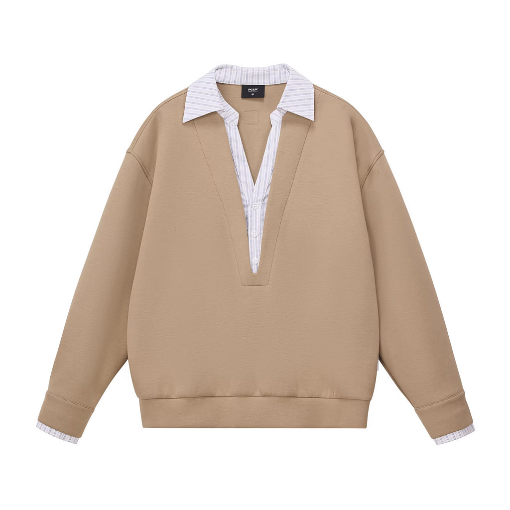 PCLP_Stain_Resistant_Youthful_Cotton_Blend_Pullover_Polo_Collar_Unisex_Jacket_MISSTT