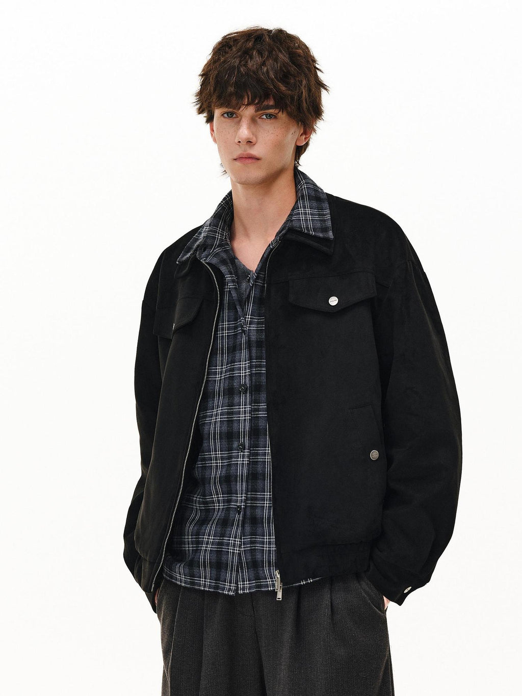 PCLP Warm Longline Youth Trend Standard Fit Unisex Zip Polyester Spandex Jacket