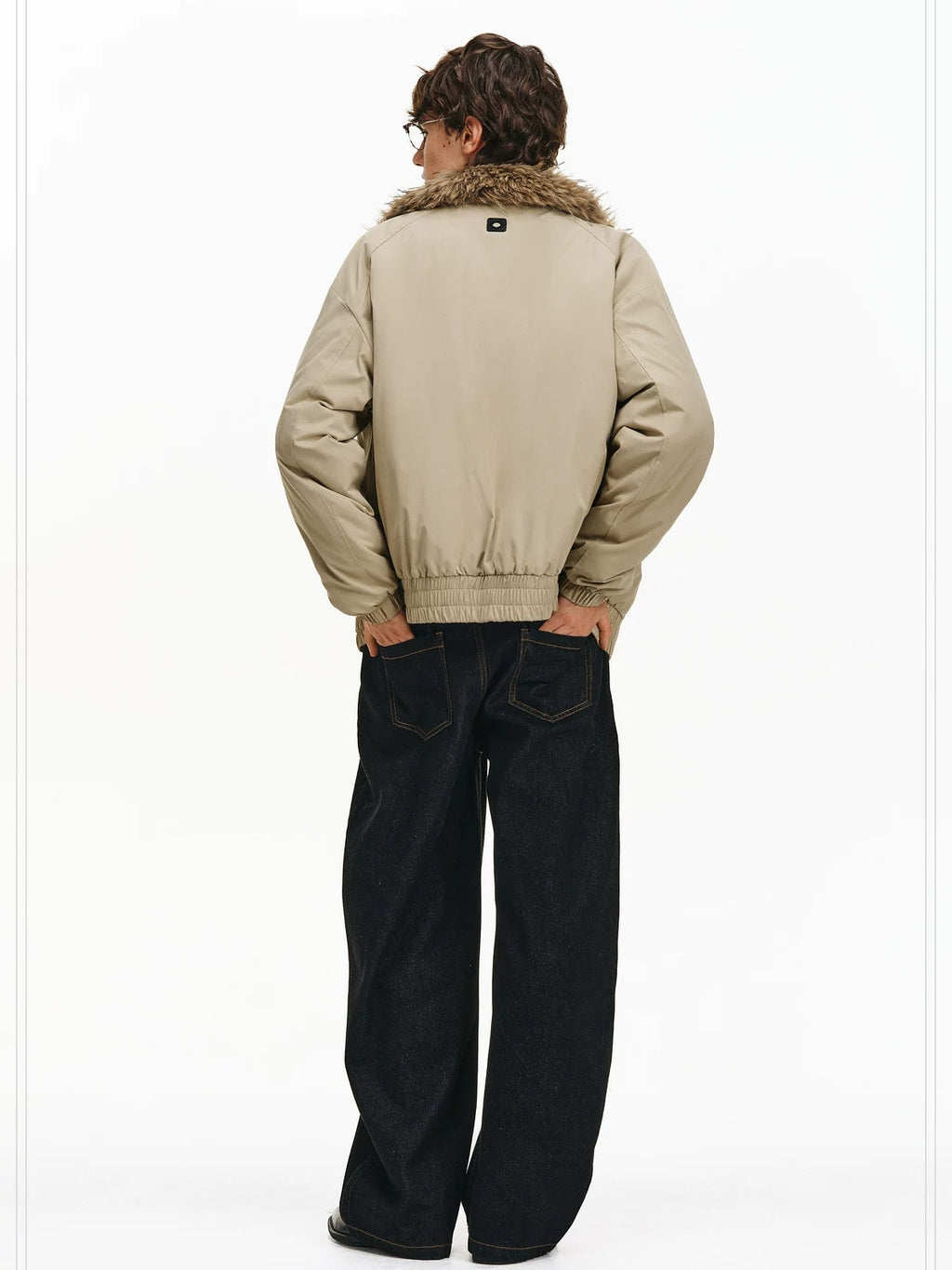 PCLP Warm Thick Stand Collar Youthful Standard Unisex Polyester Daily Puffer Jacket