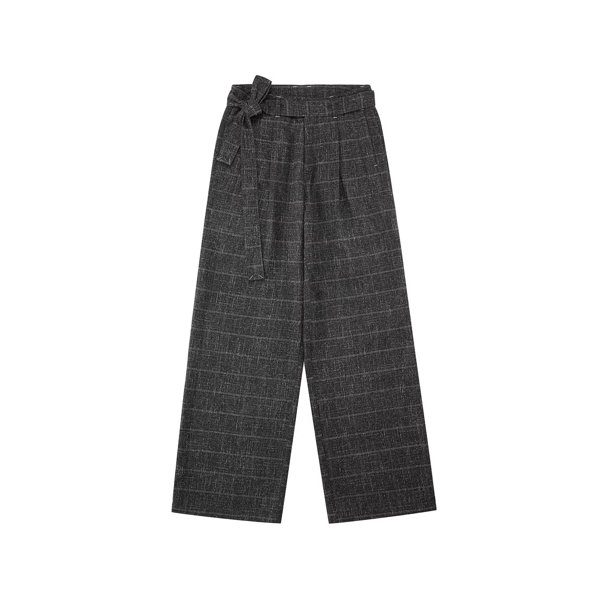 PCLP_Youthful_Gray_Straight_Leg_Full_Length_Casual_Trendy_Women_Pants_MISSTT
