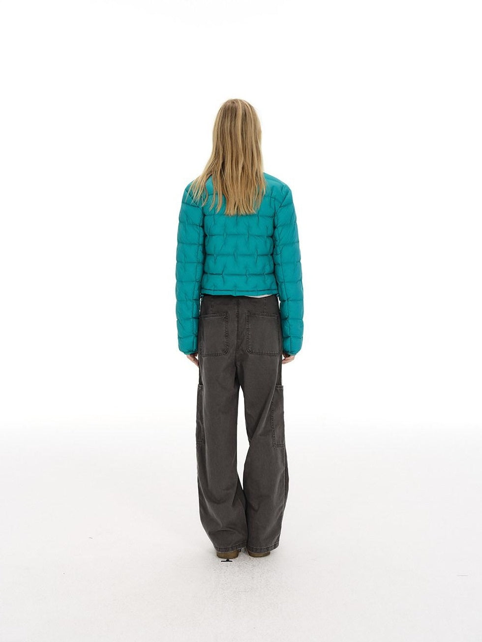 Country Moment 100% Cotton High Waist Breathable Loose Wide Leg Pockets Button Fly Cargo Pants