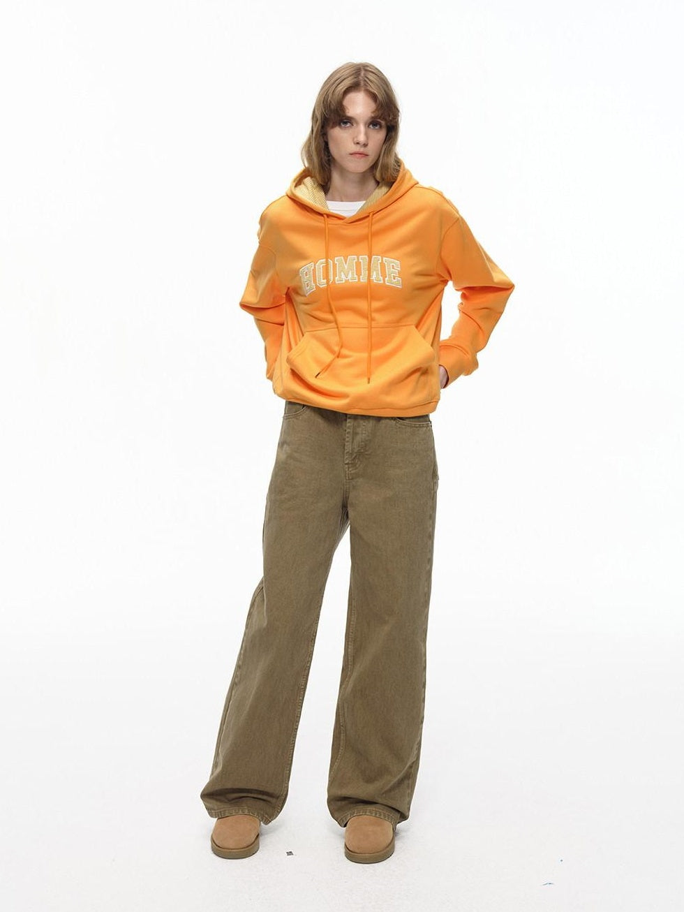 Country Moment Cozy 340G Warm Colorblock Loose Fit American Style Unisex Cotton Blend Hoodie