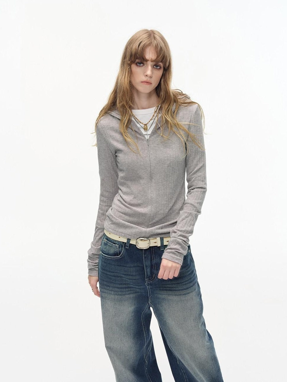 Country Moment Soft Breathable Viscose Cool Slim Fit Zip Unisex Urban Dark Gray Hoodie