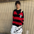 CasseSango_Soft_Breathable_V-neck_Openwork_Colorblock_Loose_Unisex_Casual_Striped_Sweaters_MISSTT