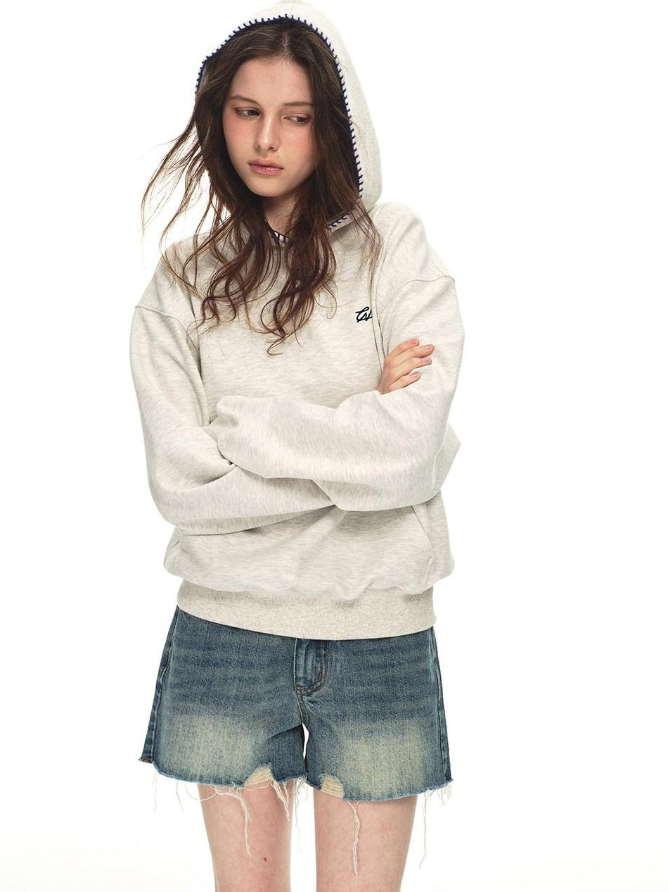 Country Moment Cozy Warm Loose Hooded Letter Print Casual Women Everyday Cotton Blend Hoodie