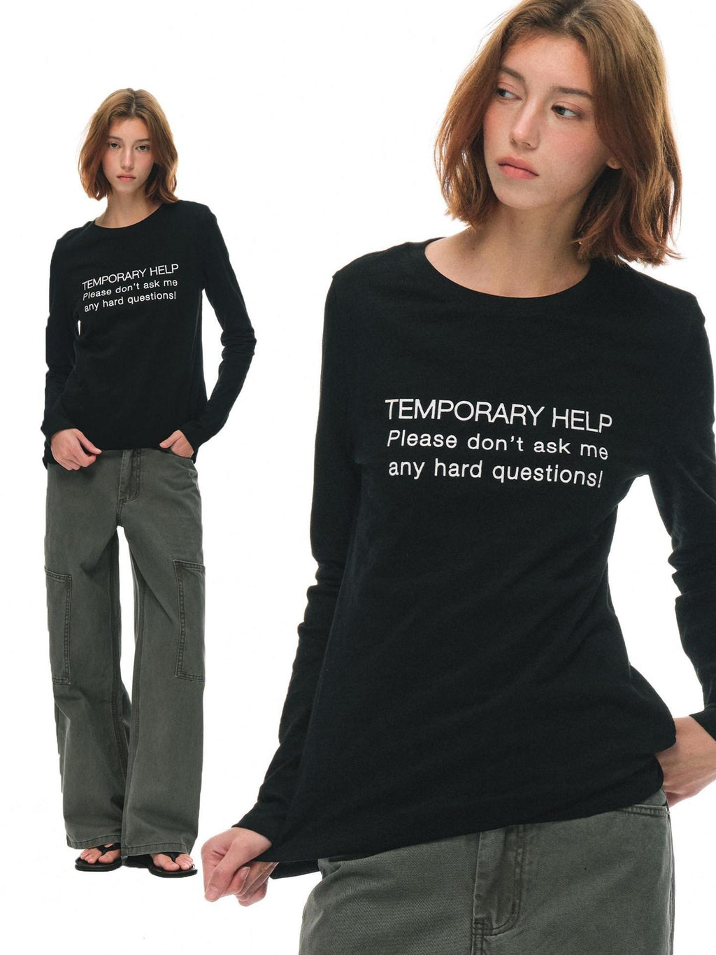 Country Moment Washed Cotton Breathable Graphic Unisex Standard Fit Long Sleeve T-Shirts