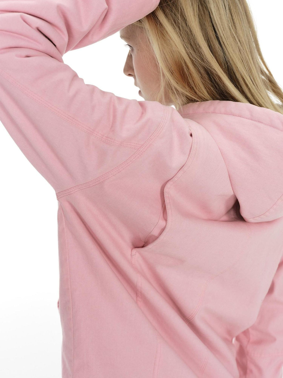Country Moment Cozy Fleece Lined Oversized Zip Up Casual Unisex Pink Cotton Hoodie