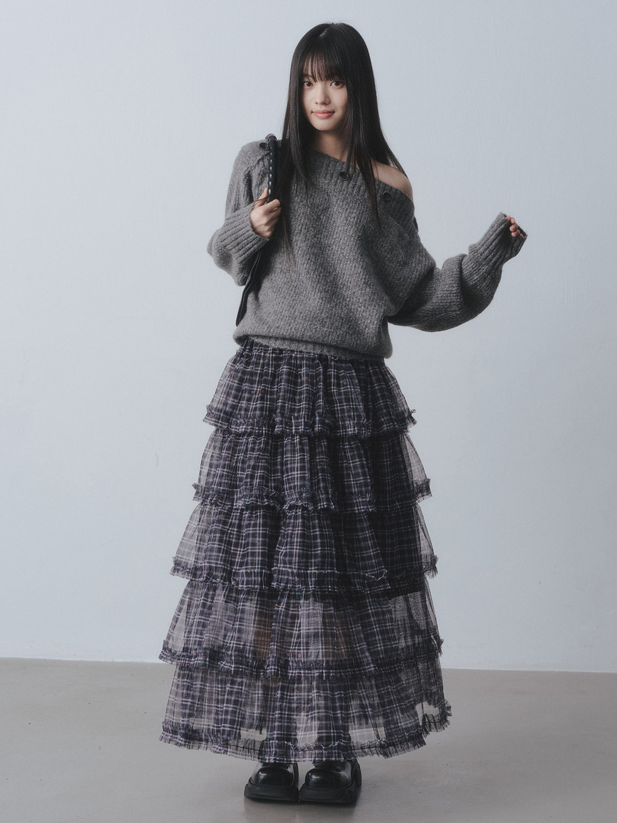 DDGIRL_studio_Breathable_Lined_Ruffle_Pleated_Panel_High_Waist_A_Line_Youth_Casual_Maxi_Skirts_MISSTT