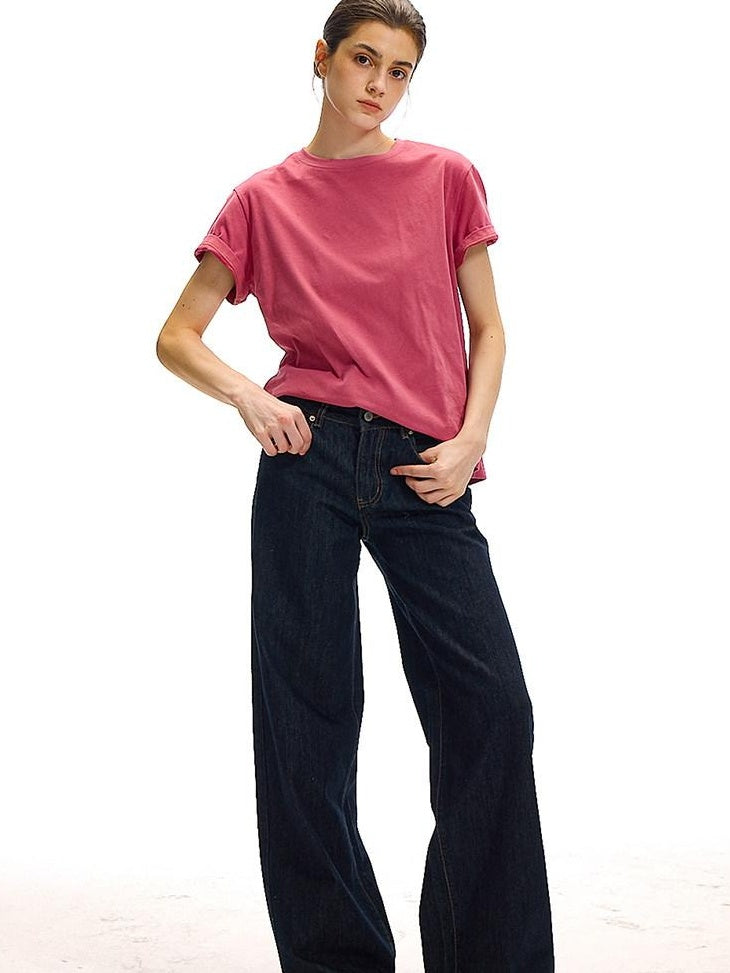 Country Moment Combed Cotton Moisture Wicking Loose Fit Unisex Crew Neck Short Sleeve T-Shirts