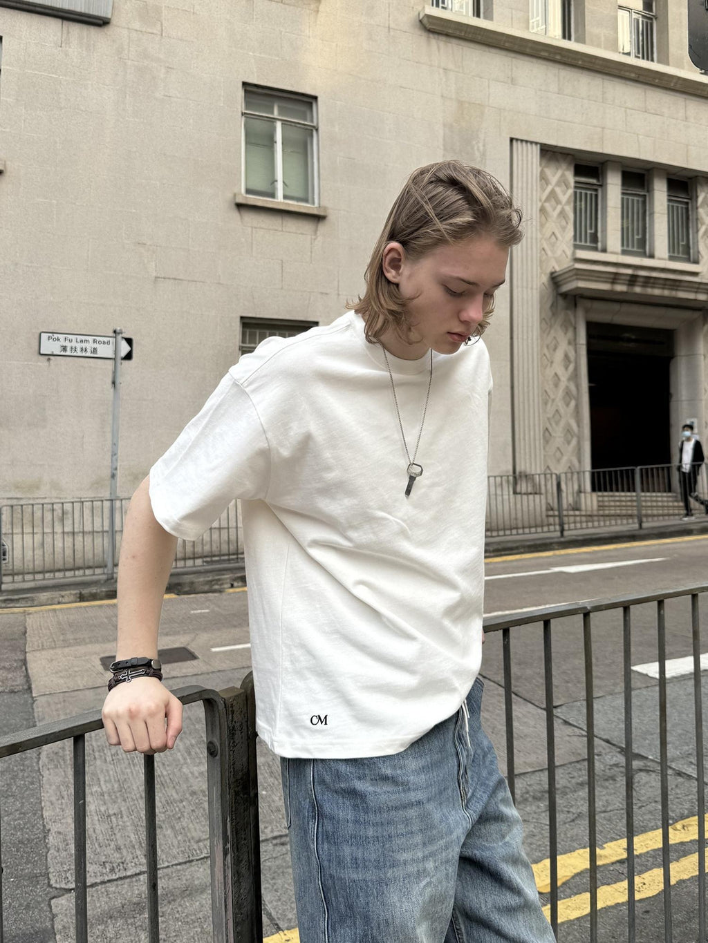 Country Moment Breathable Cotton Washed Loose Fit Round Neck Teen Plain Short Sleeve T-Shirts