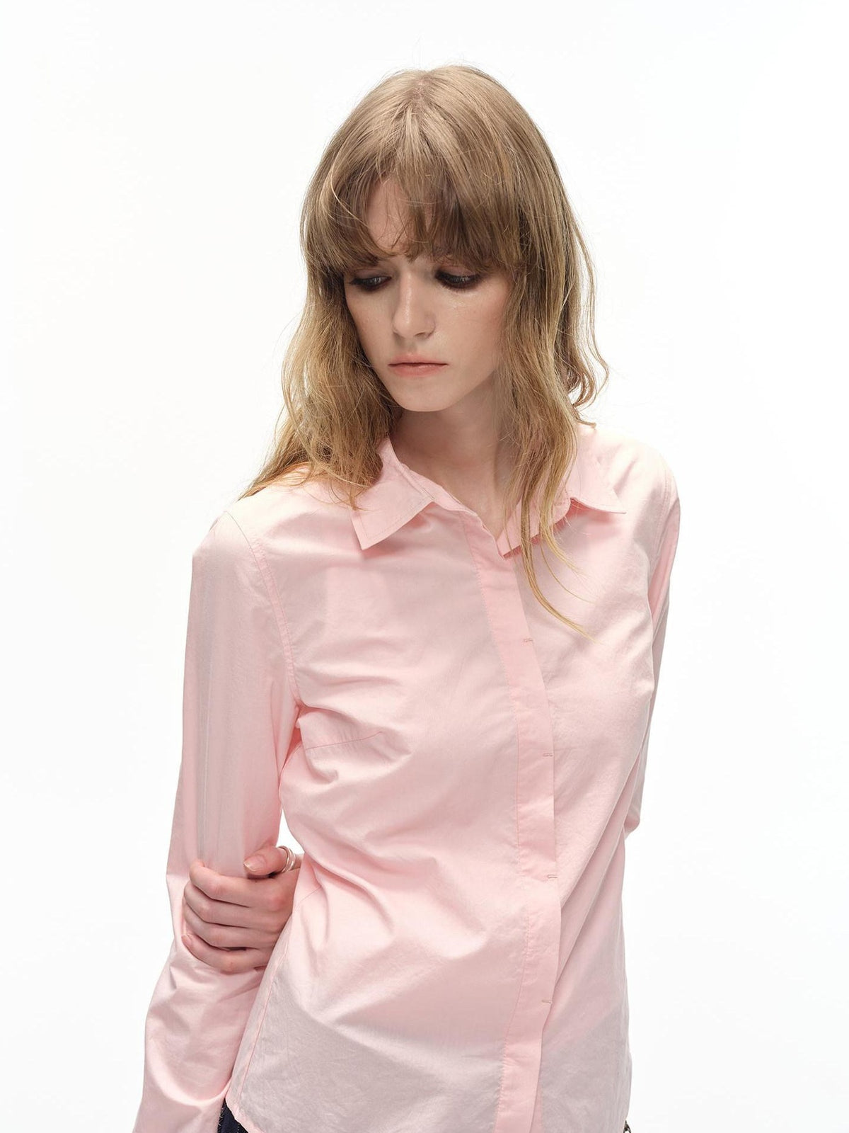 Country Moment Breathable Modal Cotton Slim Fit Casual Button Front Lapel Womens Shirts