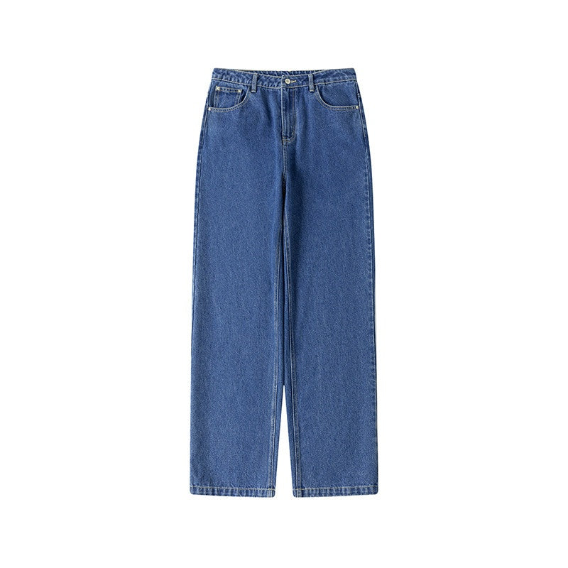 Country_Moment_Mid_Rise_Pure_Cotton_American_Loose_Straight_Dark_Blue_Teen_Straight_Leg_Jeans_MISSTT