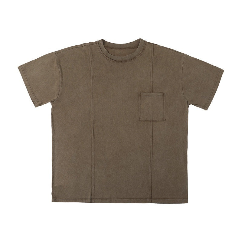 Country_Moment_Pure_Cotton_Loose_Fit_Pocket_Round_Neck_Teen_Casual_Short_Sleeve_T-Shirts_MISSTT