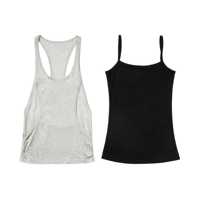 Country_Moment_Xinjiang_Cotton_Patchwork_Straight_Fit_Two_Piece_Cami_Set_Women_Grey_Tank_Tops_MISSTT