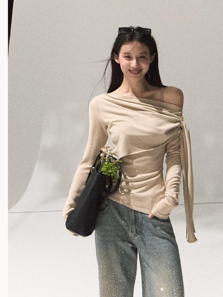 7 OAKMOO Soft Wrap Style Casual Slim Fit Women Cotton Viscose Blend Pullover Sweaters