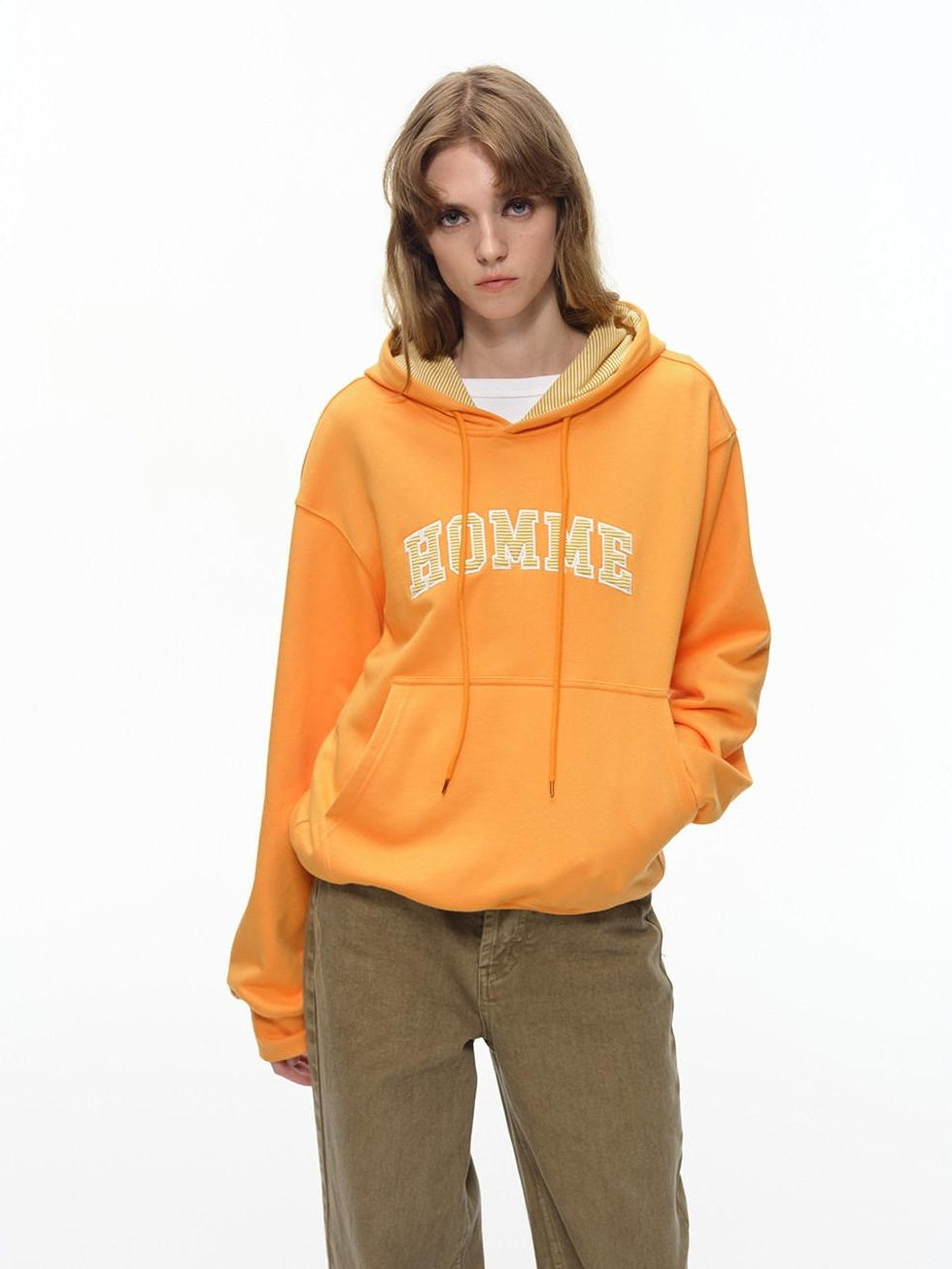 Country Moment Cozy 340G Warm Colorblock Loose Fit American Style Unisex Cotton Blend Hoodie