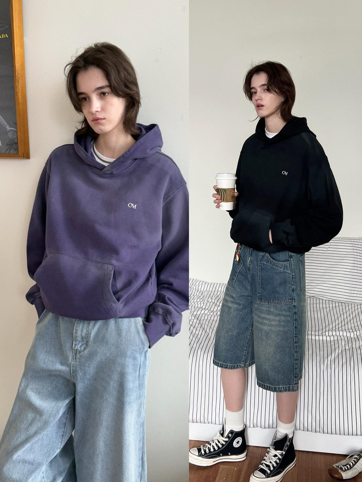 Country Moment Antibacterial 100 Percent Cotton Relaxed Ribbed Hem Unisex Youth Pullover Hoodie