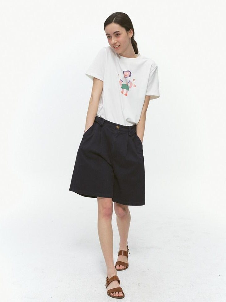 Country Moment 100 Percent Cotton Loose Fit Printed Unisex Short Sleeve T-Shirts