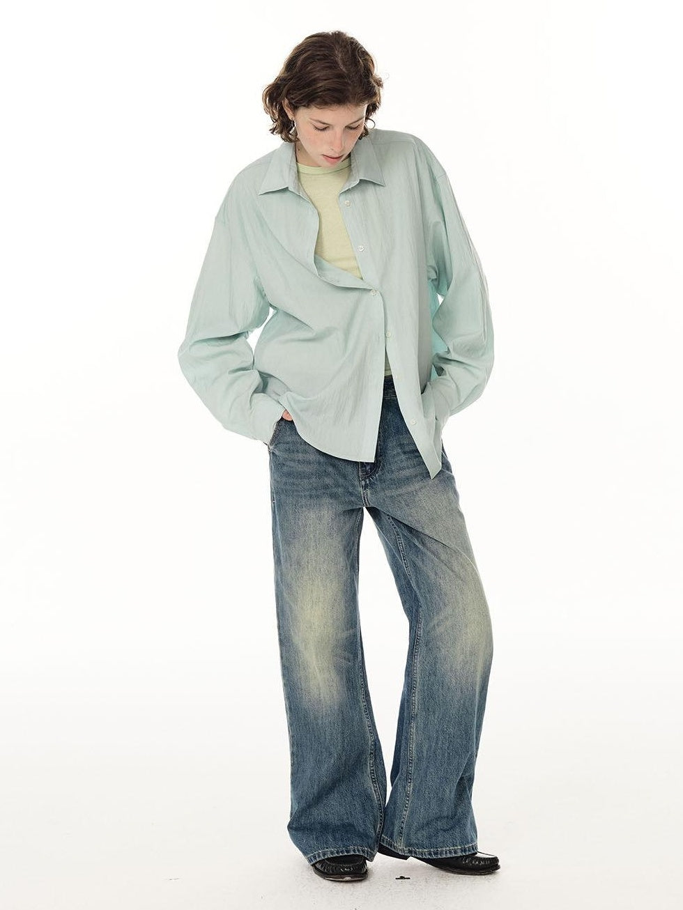 Country Moment Whiskered Mid Rise Deep Blue Cotton Blend Micro Stretch Straight Leg Jeans