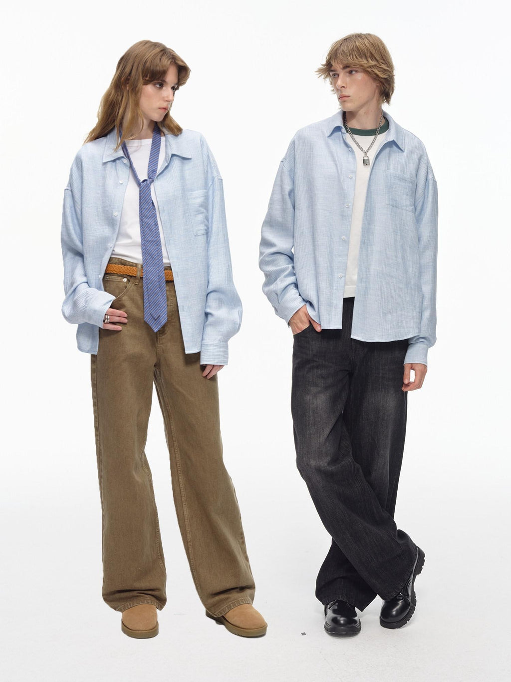 Country Moment Soft Viscose Mix Long Sleeve Button Collared American Fit Unisex Everyday Shirts