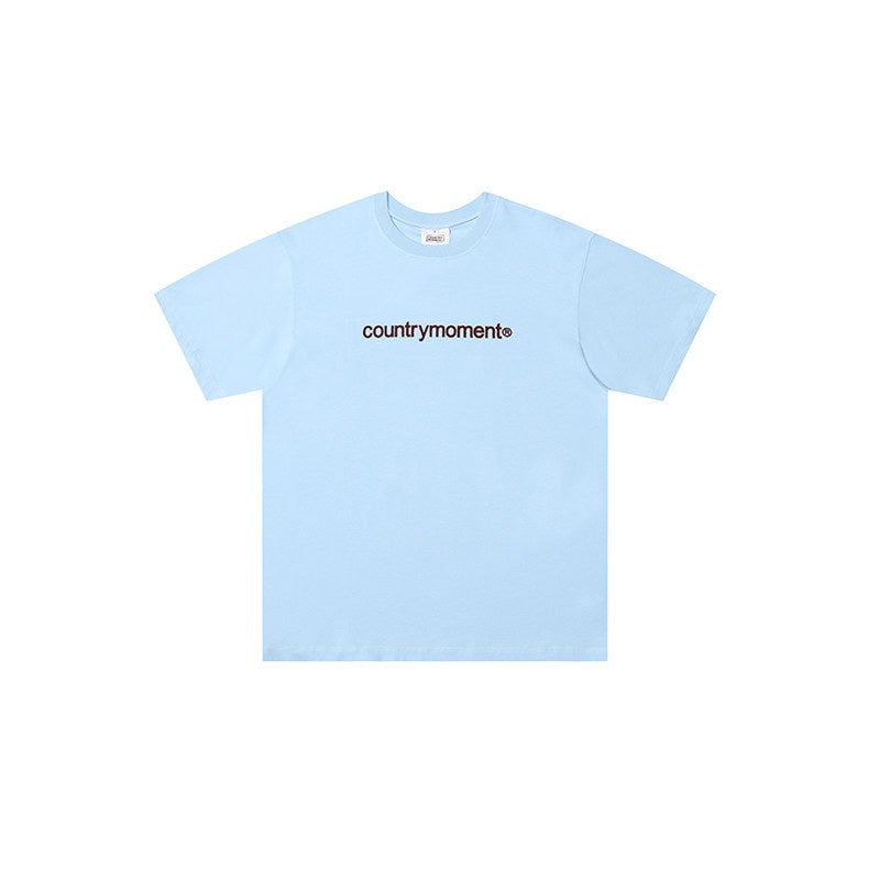 Country_Moment_Breathable_100%_Cotton_Relaxed_Fit_Logo_Print_Unisex_Round_Neck_Short_Sleeve_T-Shirts_MISSTT