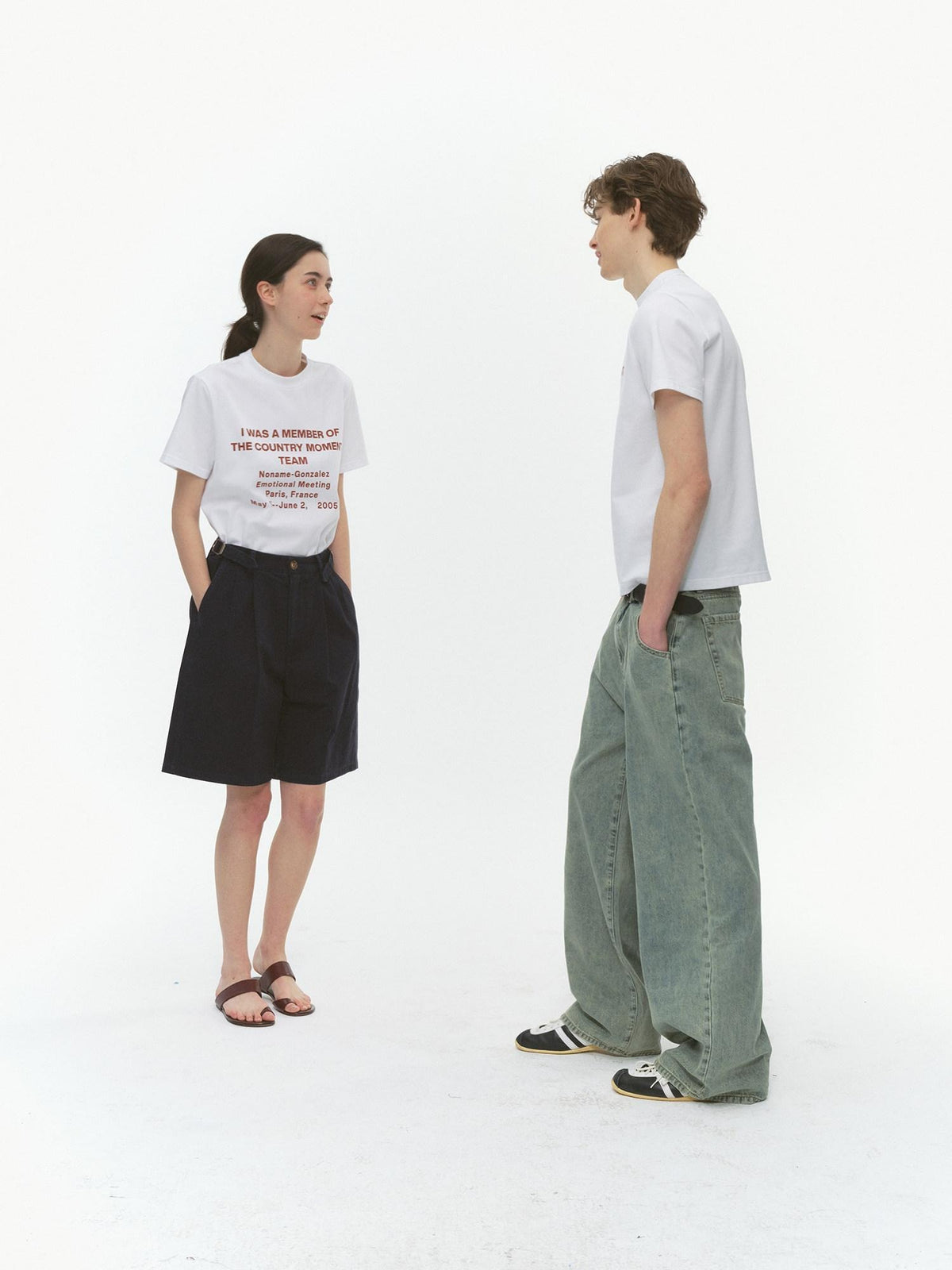 Country Moment Washed Distressed Mid Rise Loose Casual Cotton Vintage Wide Leg Jeans