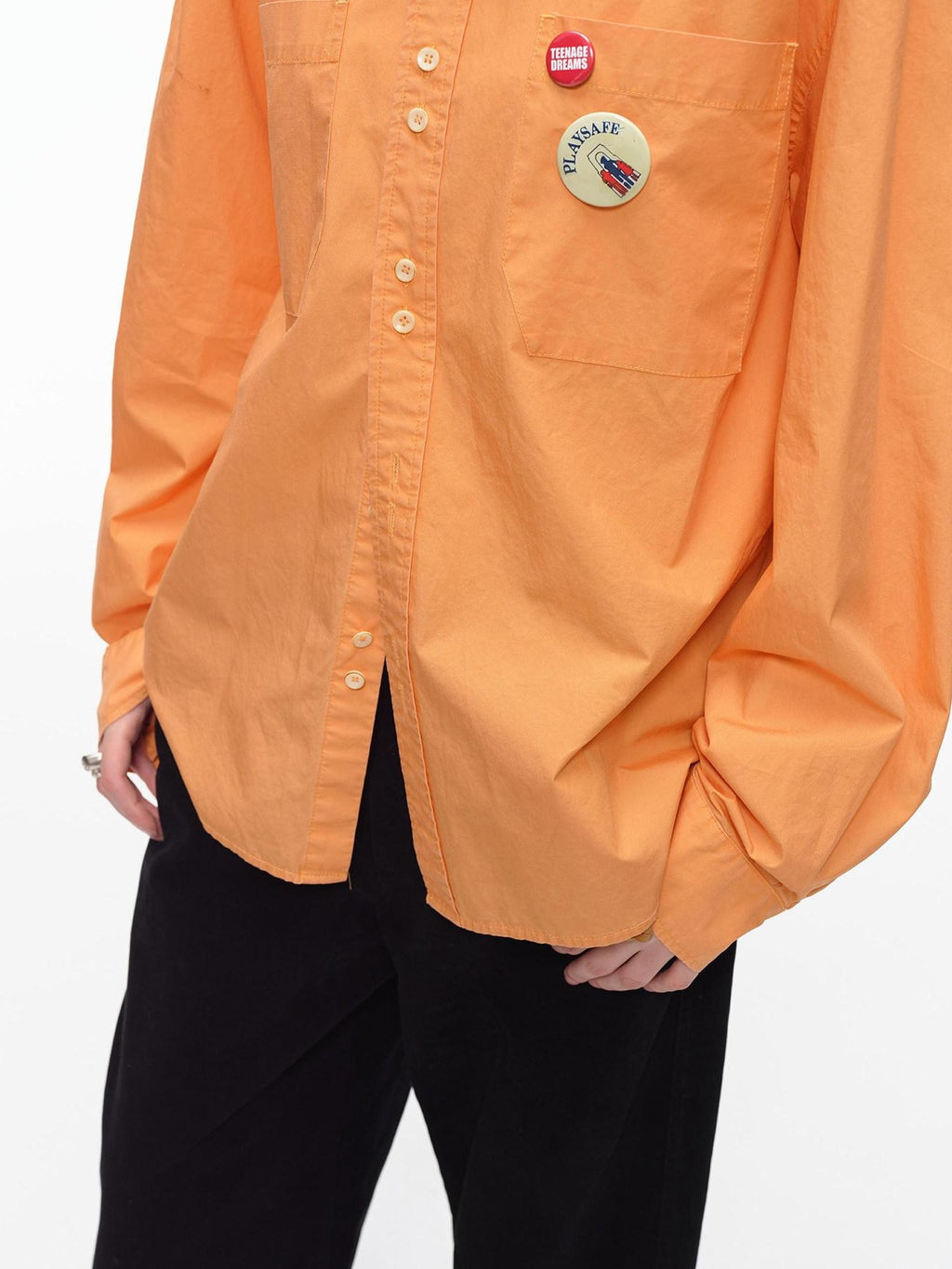 Country Moment Moisture Wicking Cotton Loose Button Long Sleeve Unisex American Collar Shirts